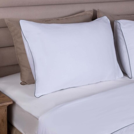 JGO SÁBANAS FESTÓN VERDE SUPER KING ALGODON BLANCO 300 HILOS