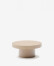 Mesa de centro Aiguablava de cemento verde Ø 66 cm beige Ø 66 cm