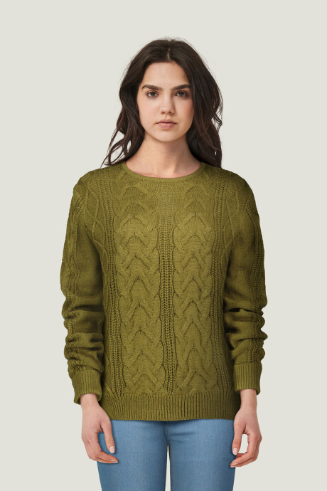 Sweater Focio Verde Seco