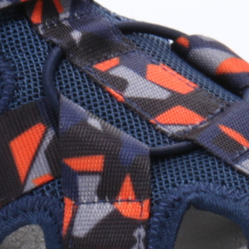 Sandalias de Niño Croco Kids CANU con tiras estampadas Azul Marino