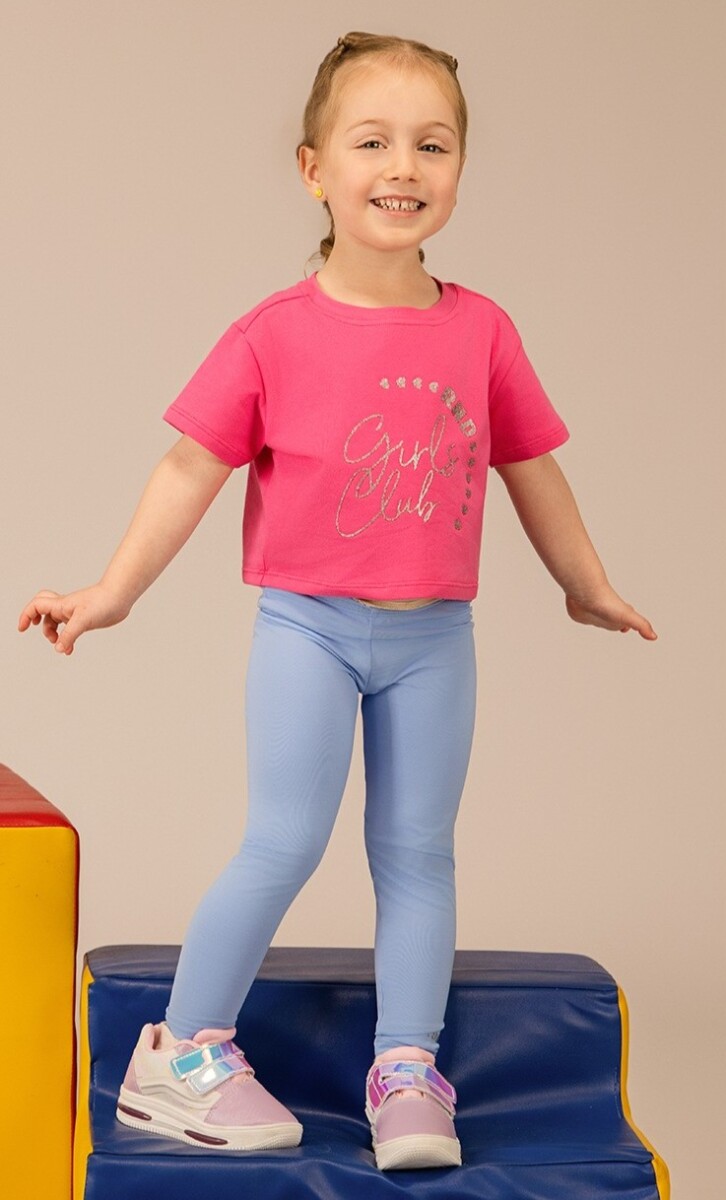 Legging de Supplex. - Celeste 