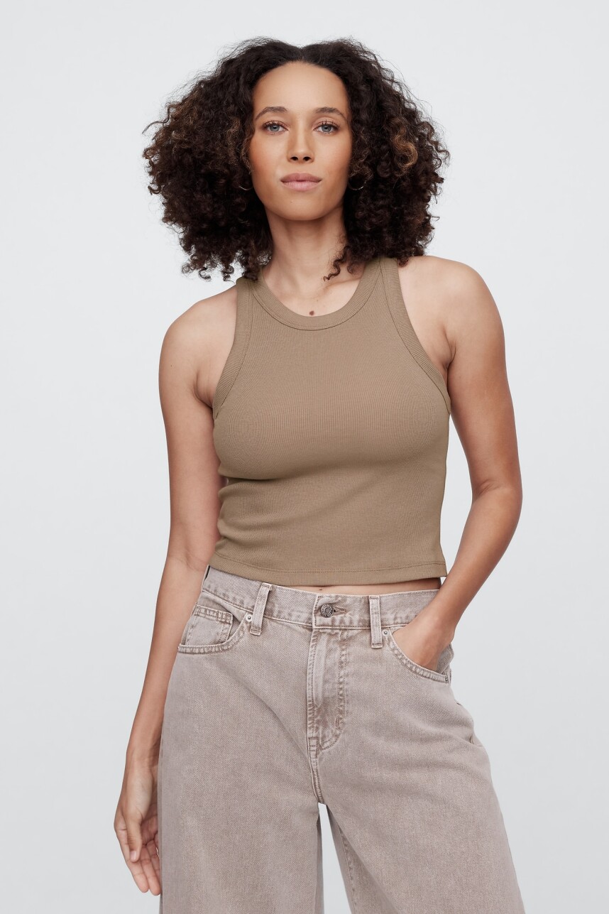 Musculosa Crop Mujer Mountain Trail 17-0807