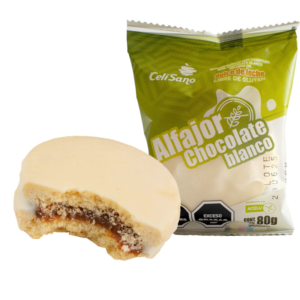 Alfajor choco blanco x 6 unidades Alfajor choco blanco x 6 unidades