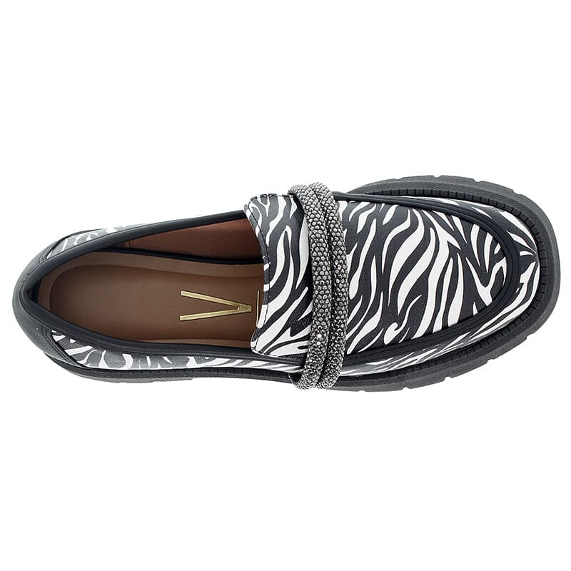 Calzado Vizzano Zapato Casual Animal Print de Mujer - 1413.103-25704 Blanco-negro