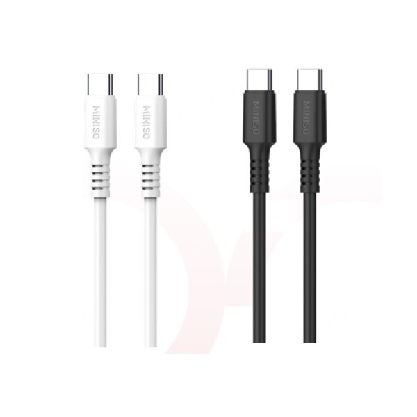 Cable USB-C a USB-C negro