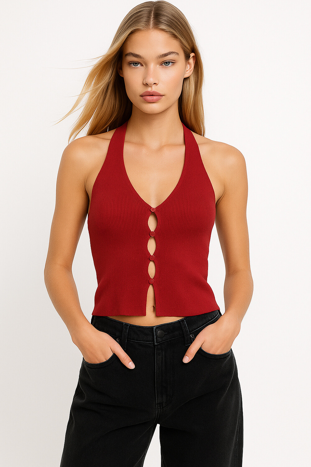 Tops Peko Bordeaux