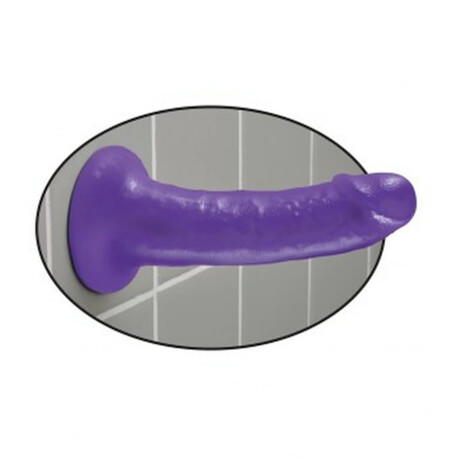 Consolador Ventosa Dillio Slim 15 cm Violeta Consolador Ventosa Dillio Slim 15 cm Violeta
