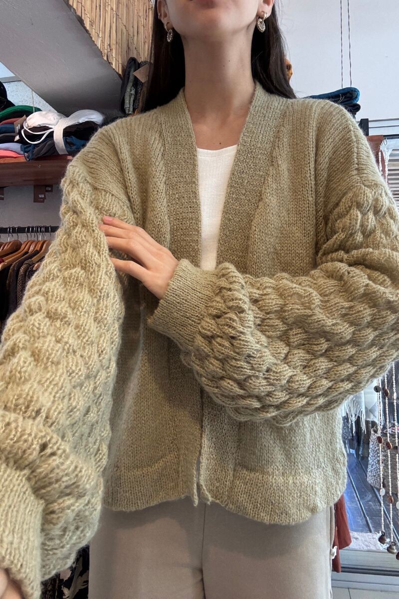 Saco medio Beige