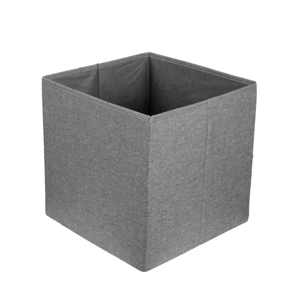 CAJA ORG PLEGABLE POLIESTER GRIS CUBE