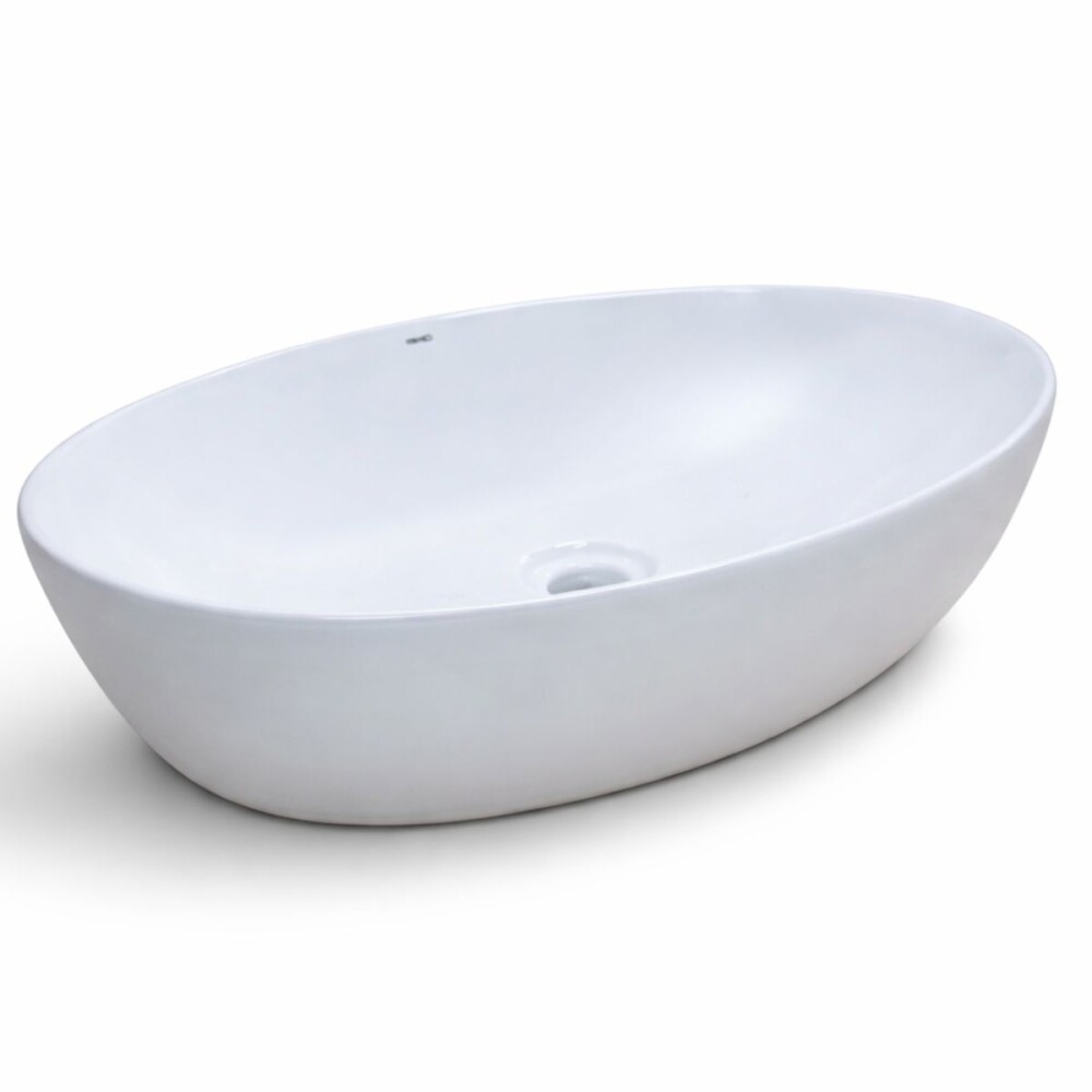 Bacha de apoyo ovalada 62x42 cm blanco brillante Dmc Bacha De Apoyo Ovalada 62x42 Cm Blanco Brillante Dmc