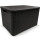 CESTO / CANASTO RATTAN 20 LT NEGRO