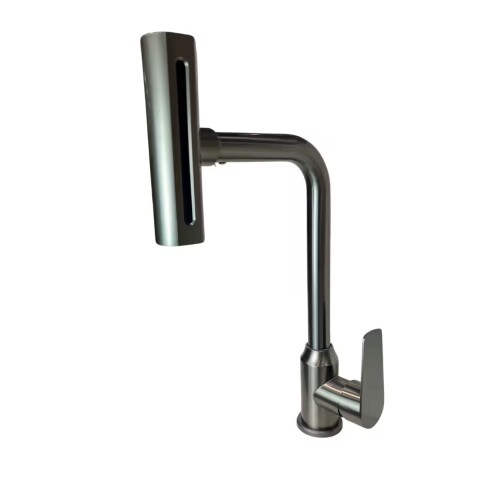 Grifería de cocina Monocomando de mesada 4 salidas de agua Gris Satinado Grifería De Cocina Monocomando De Mesada 4 Salidas De Agua Gris Satinado