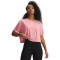 UA Rival Boxy Tee Wash-GRN PNK-600