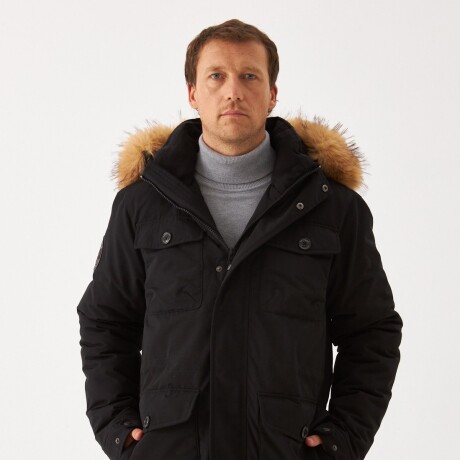 Campera Wrangler de Hombre - PARKA HENRY - W70055BLACK BLACK