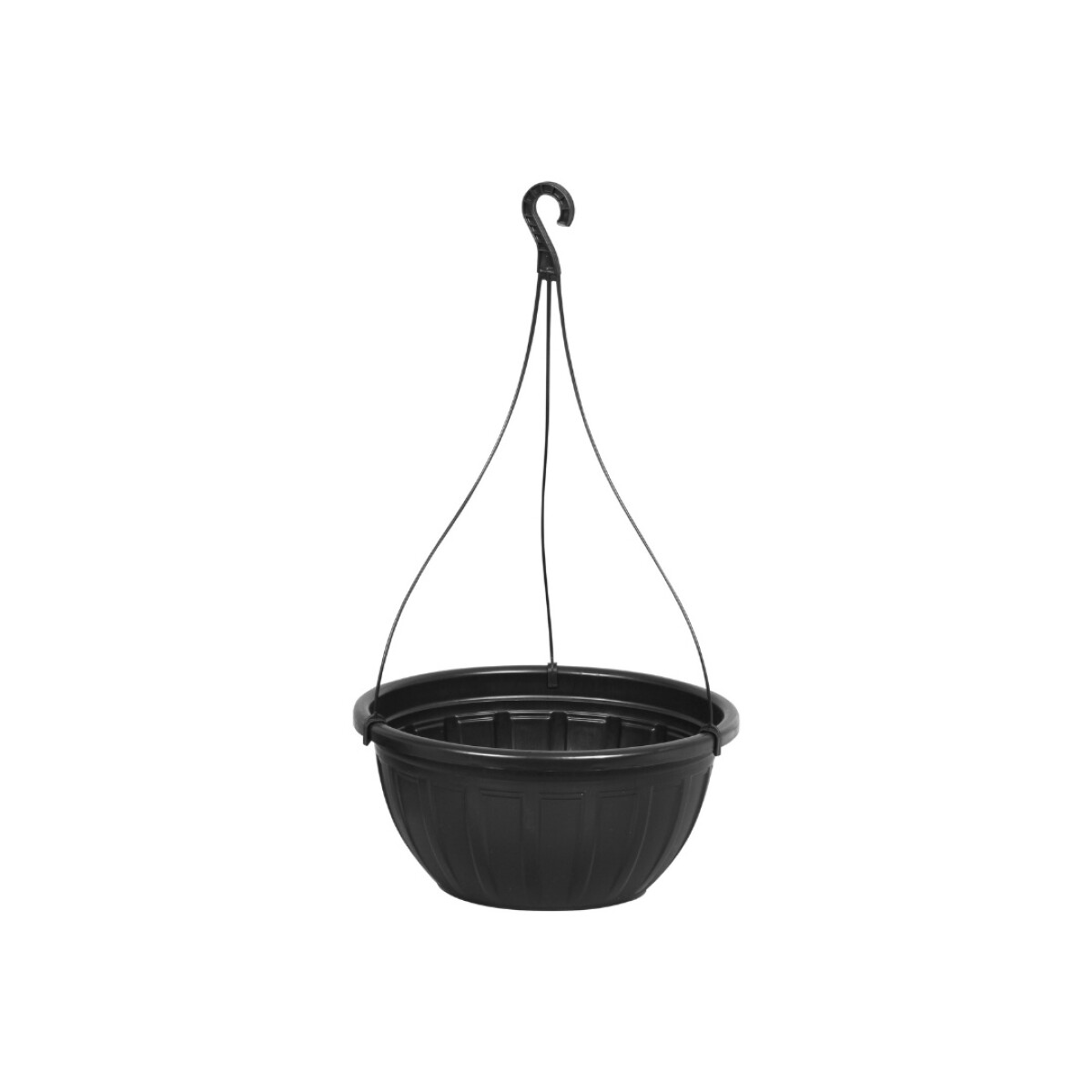 MACETA COLGAR RISCHIOTO 7.5LTS NEGRA 