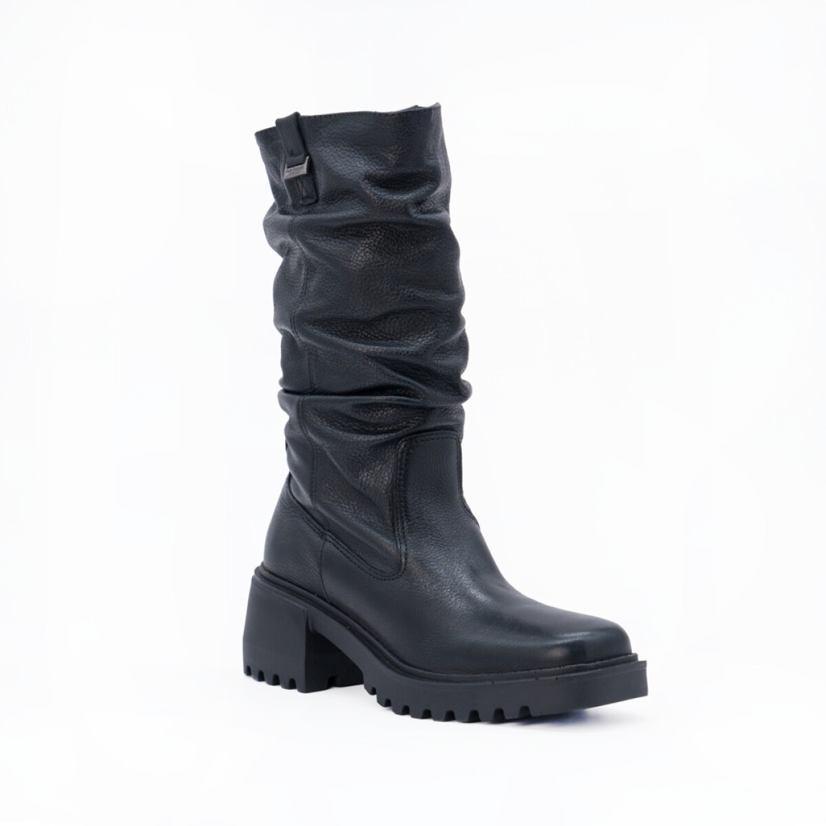 COURO BURNISH MARROM 25 - NEGRO 