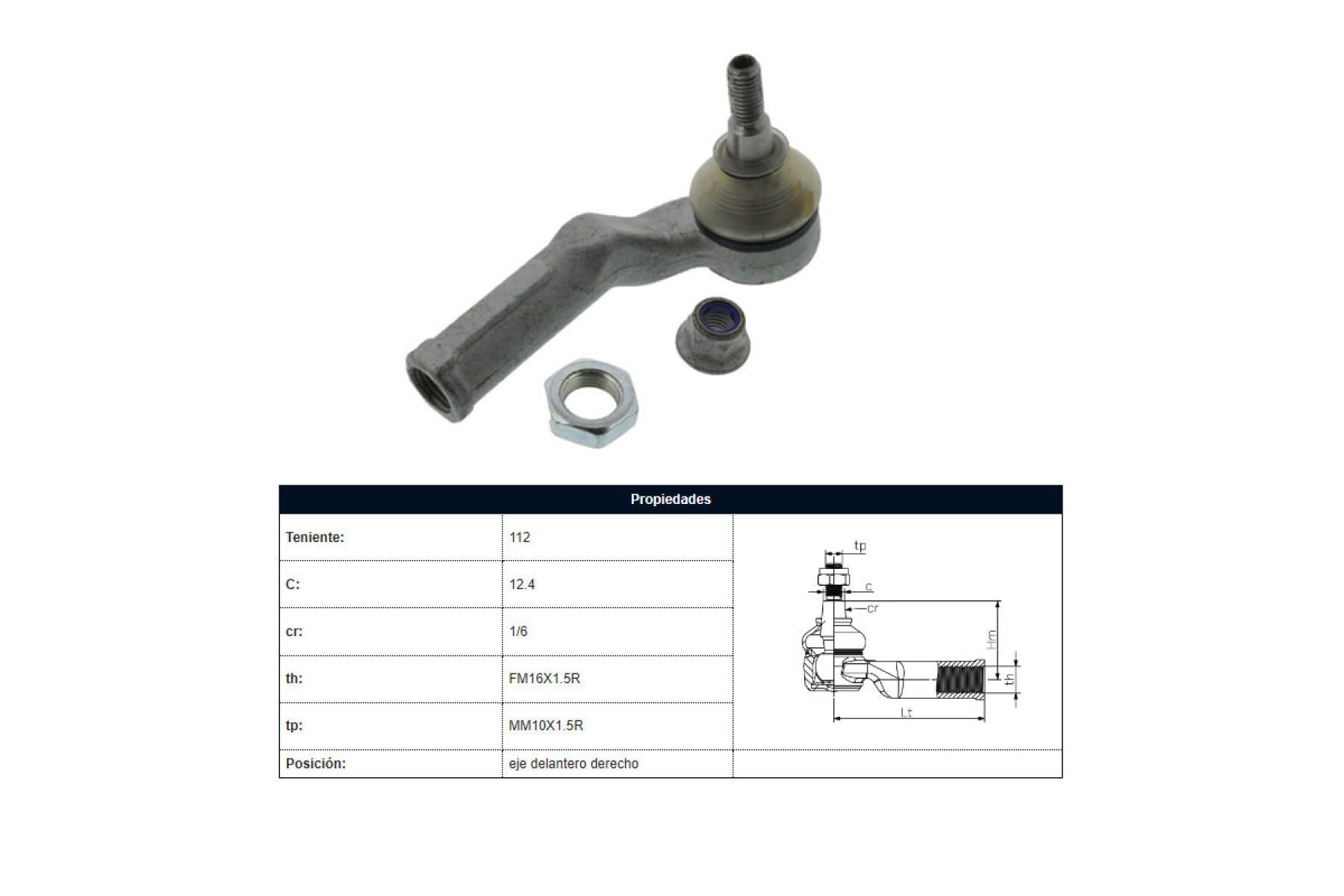 Puntero Ford Focus 11-25 Der/Izq 