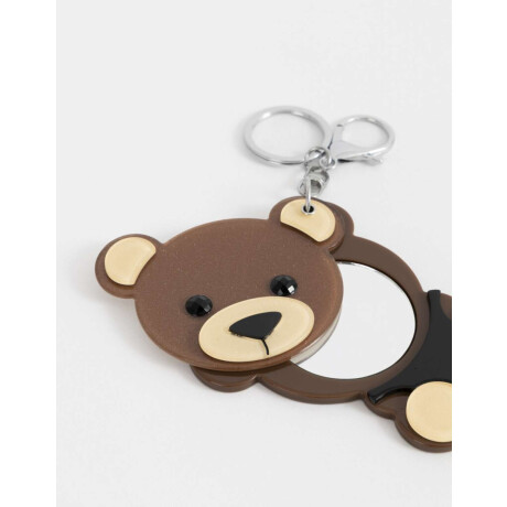 Llavero Y Charm De Osito Marron Chocolate