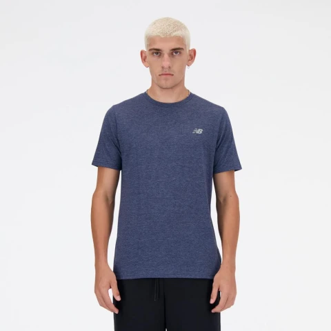 Sport Essentials Heathertech T-Shirt - Hombre Blue