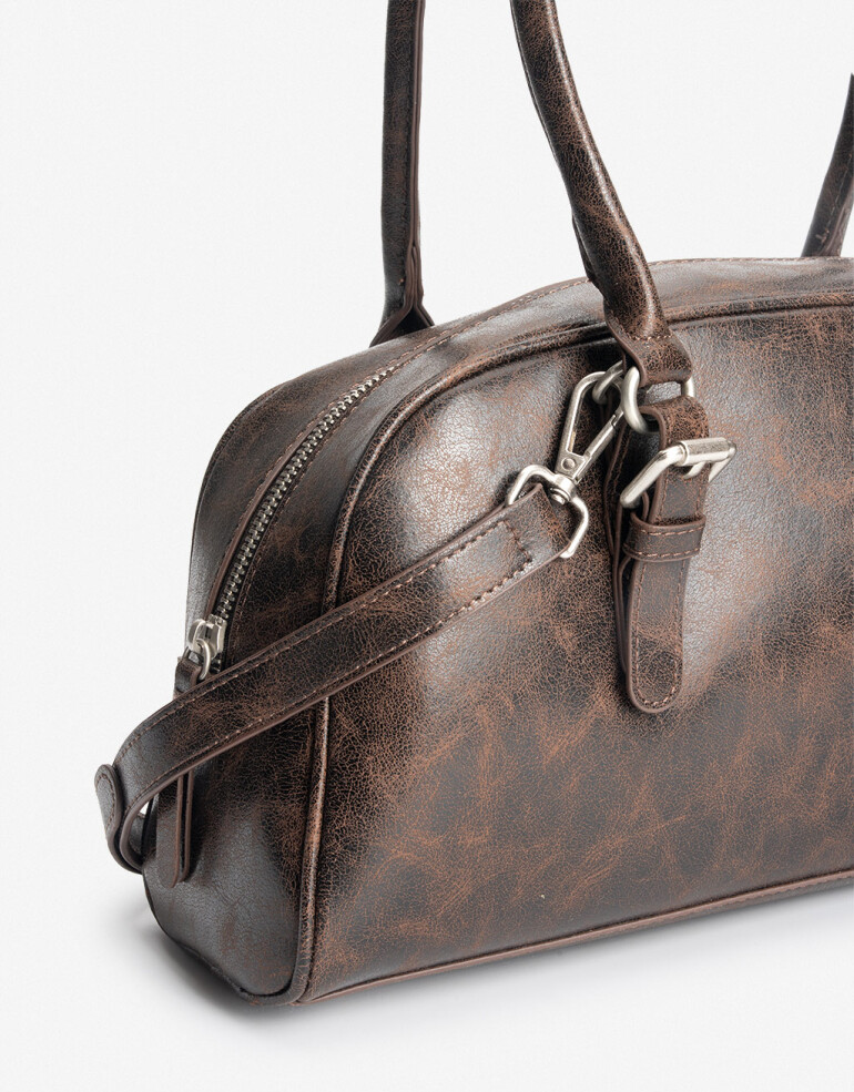 Bowling Cartera Formato Bowling - Marron Chocolate