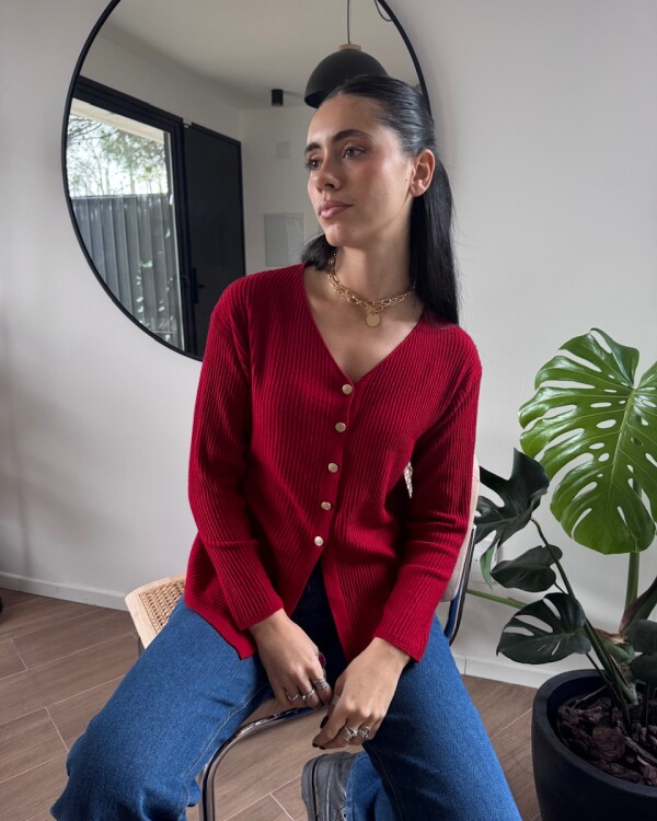 Blusa Marina bordó