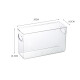 Caja organizadora acrílico alta 26 x 9,5 x 15 cm TRANSPARENTE