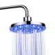Roseta Cromo Con Luz Led Indicadora De Temperatura Aqualia CROMO