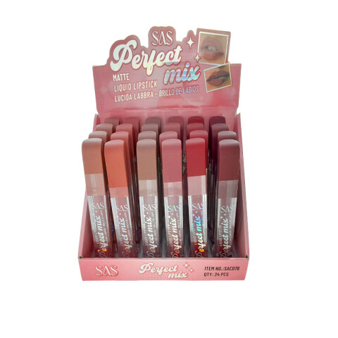 Brillo de labios mate 6 tonos Brillo De Labios Mate 6 Tonos