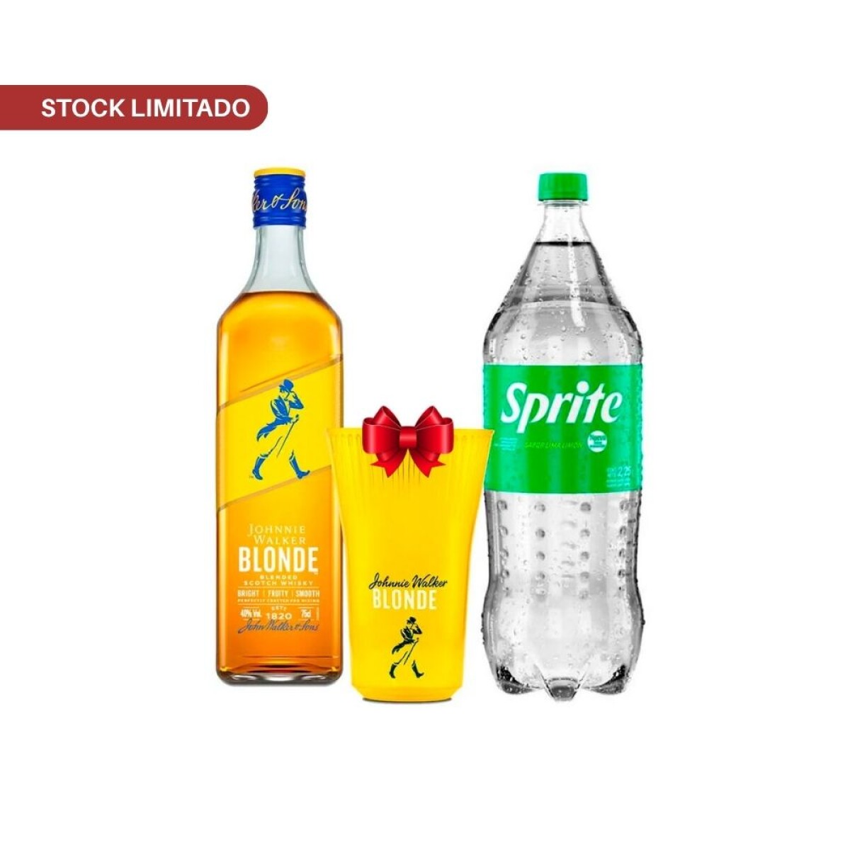 Combo Johnnie Walker + de regalo vaso para cocktail 