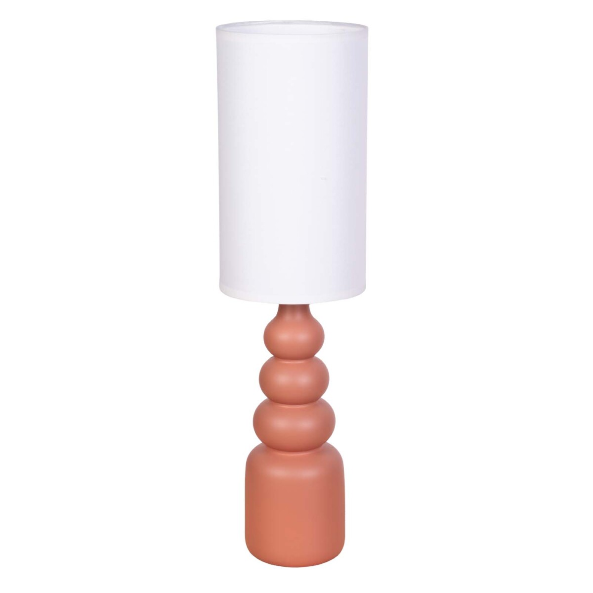 LAMPARA DE MESA - CERAMICA NARANJA LT95180 