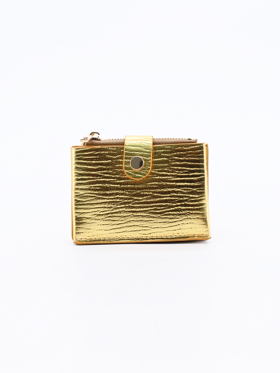 BILLETERA MADISON - DORADO 
