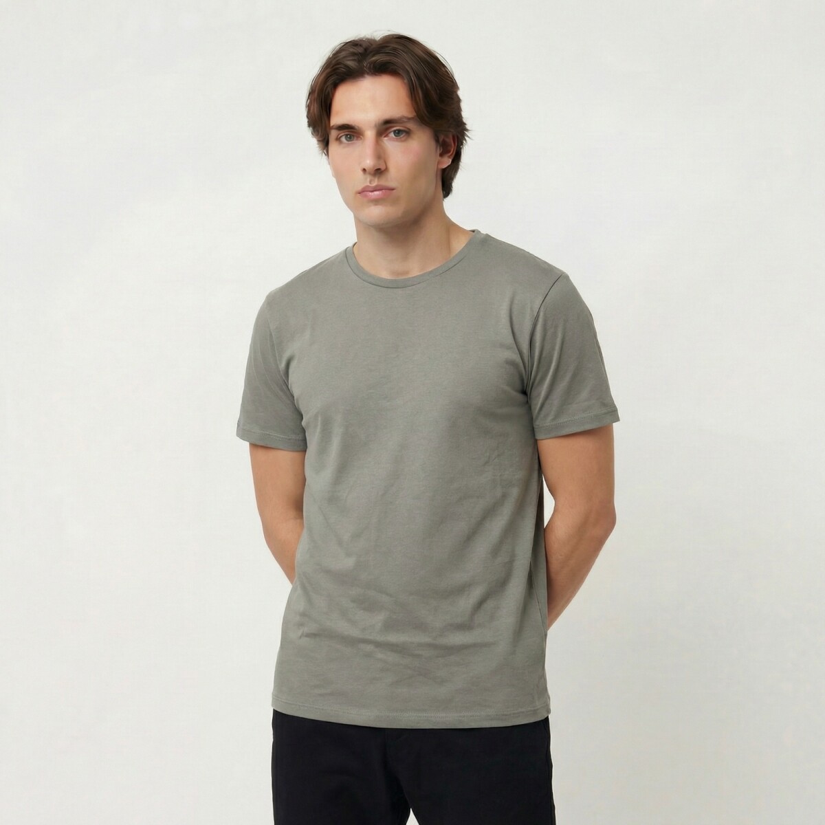 Remera Mathi. - Gris 