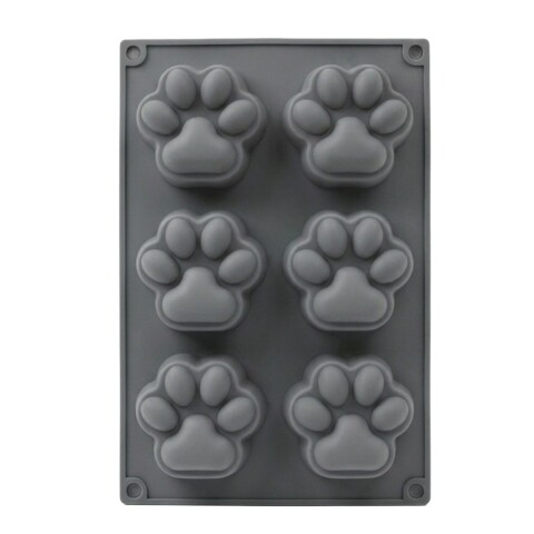 MOLDE SILICONA GRIS DIS HUELLA DE PERRO Unica