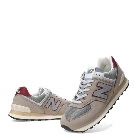 Championes de Hombre New Balance Classics Traditionnels Gris - Bordo