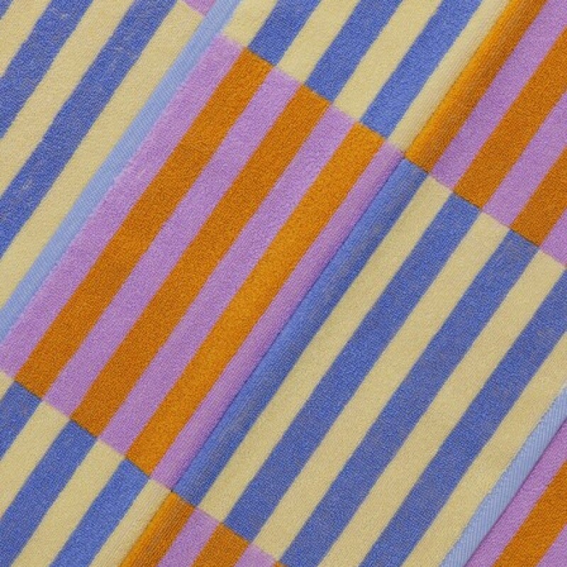 Toalla de Manos Set x2 un. 100% algodón orgánico 76x51cm Hotel Stripe