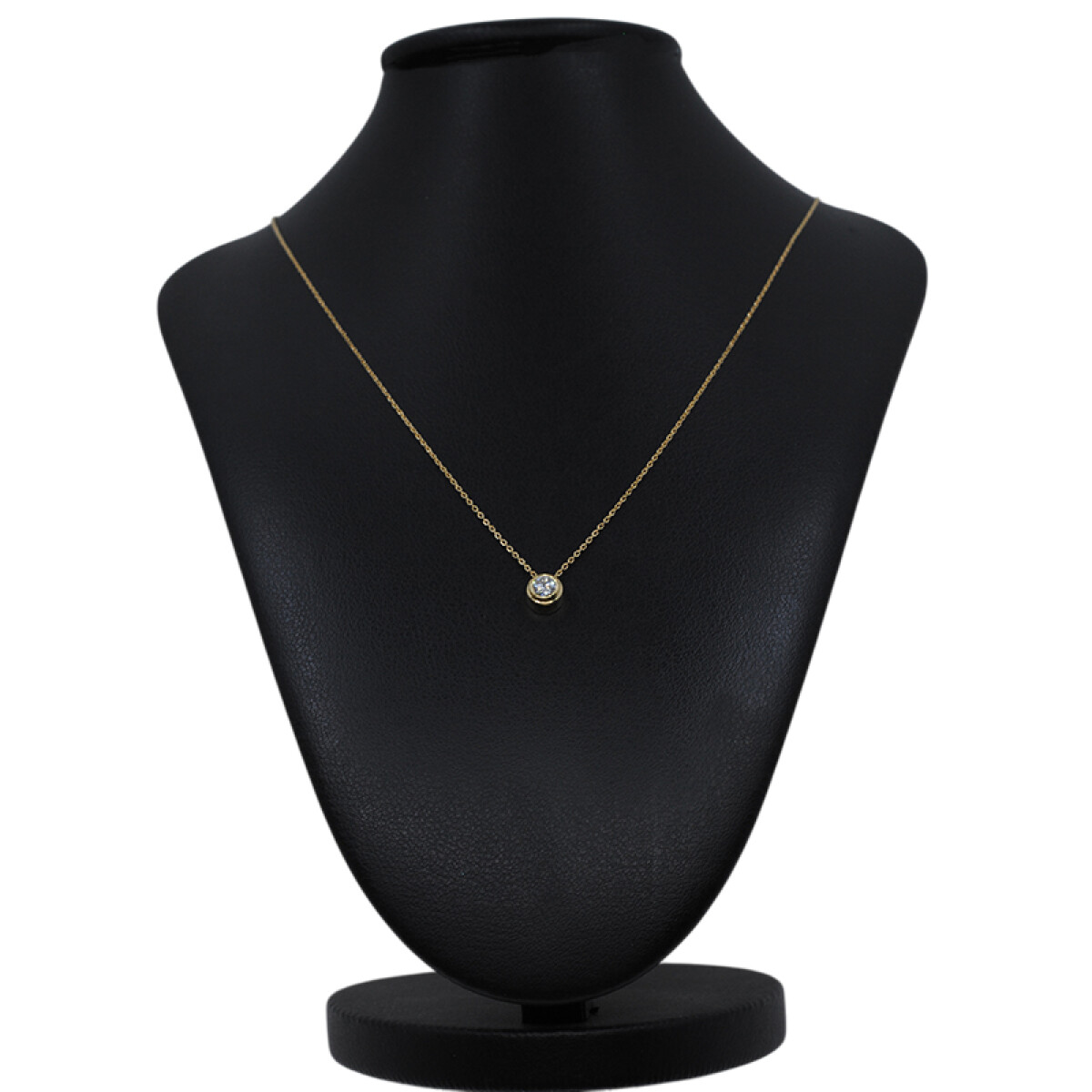 Dije en oro 18k y brillante engarce inglés 