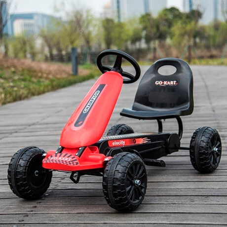 Auto A Pedal Cuatriciclo P/ Niño Excelente Calidad Rojo