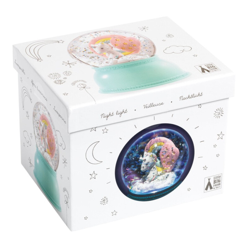 Veladora Bola de Nieve Djeco Unicornio Veladora Bola de Nieve Djeco Unicornio