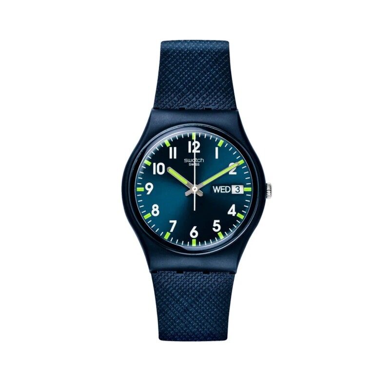 Reloj Swatch SO28N702 Sir Blue de silicona Reloj Swatch So28n702 Sir Blue De Silicona