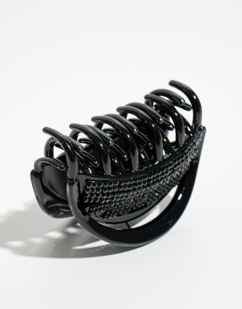 Broche Strass Broche De Acrílico - Negro