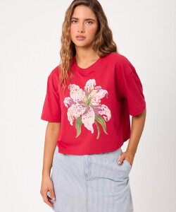 T-SHIRT LILET RUSTY Berry