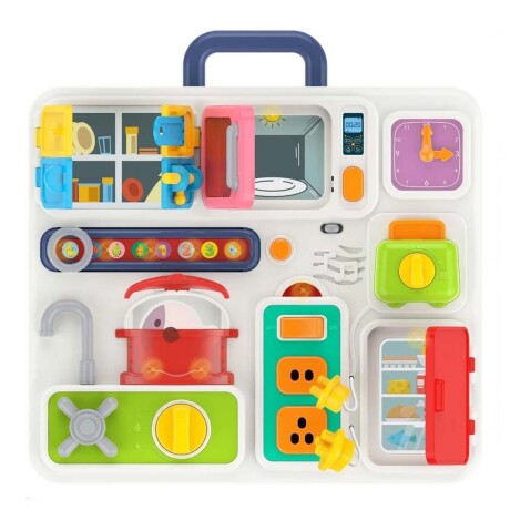 Cocina Didáctica Centro Actividades Sonidos Luz Bebé Huanger Multicolor