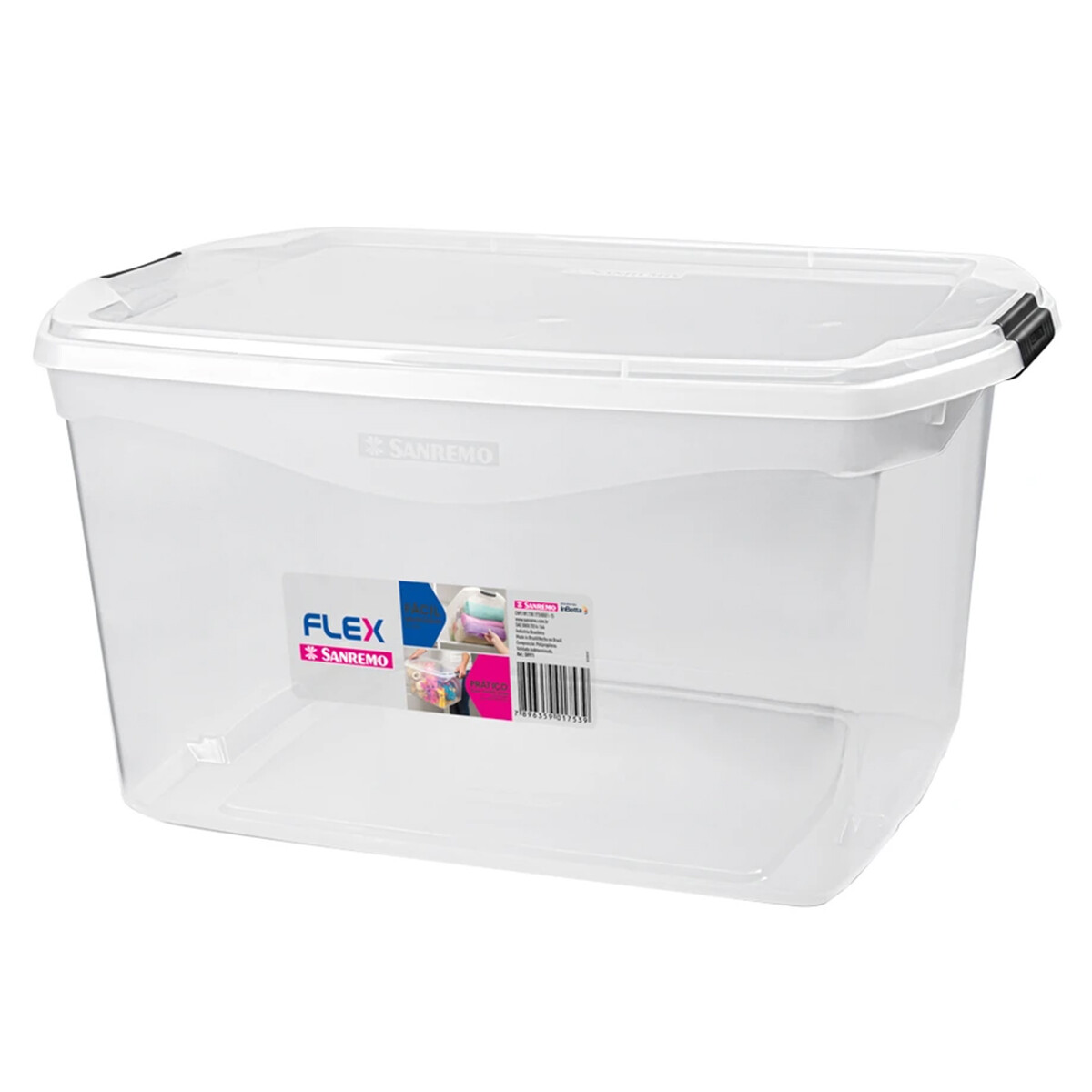 Caja organizadora 68 lts - TRANSPARENTE 