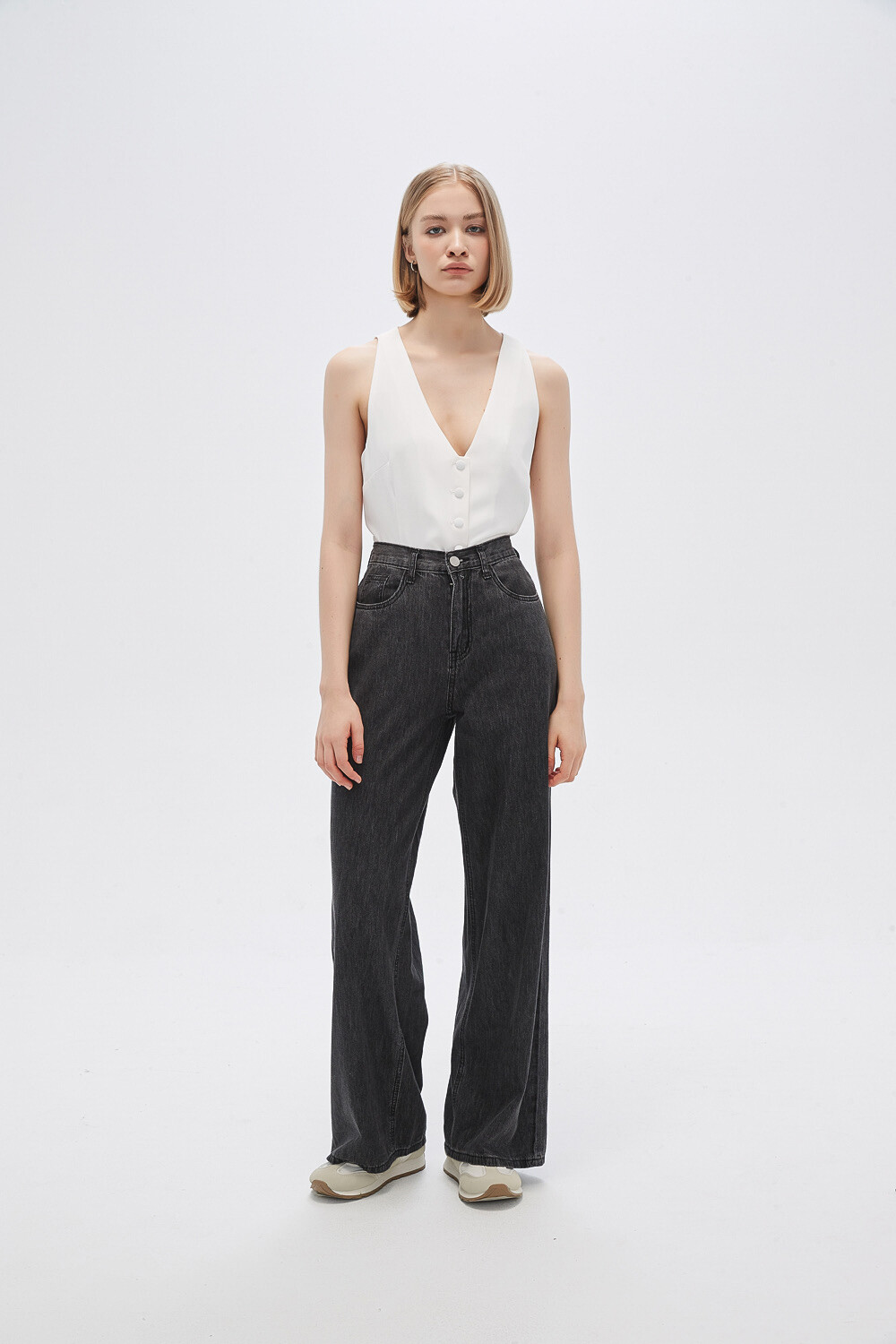 Pantalon Levannia Gris Medio