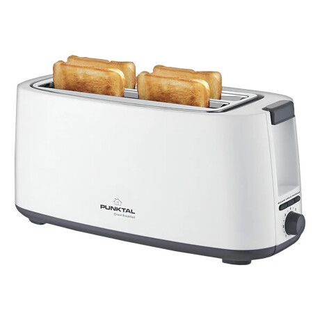 Tostadora Punktal 4 Panes 1400W 7 Niveles Blanca Tostadora Punktal 4 Panes 1400W 7 Niveles Blanca