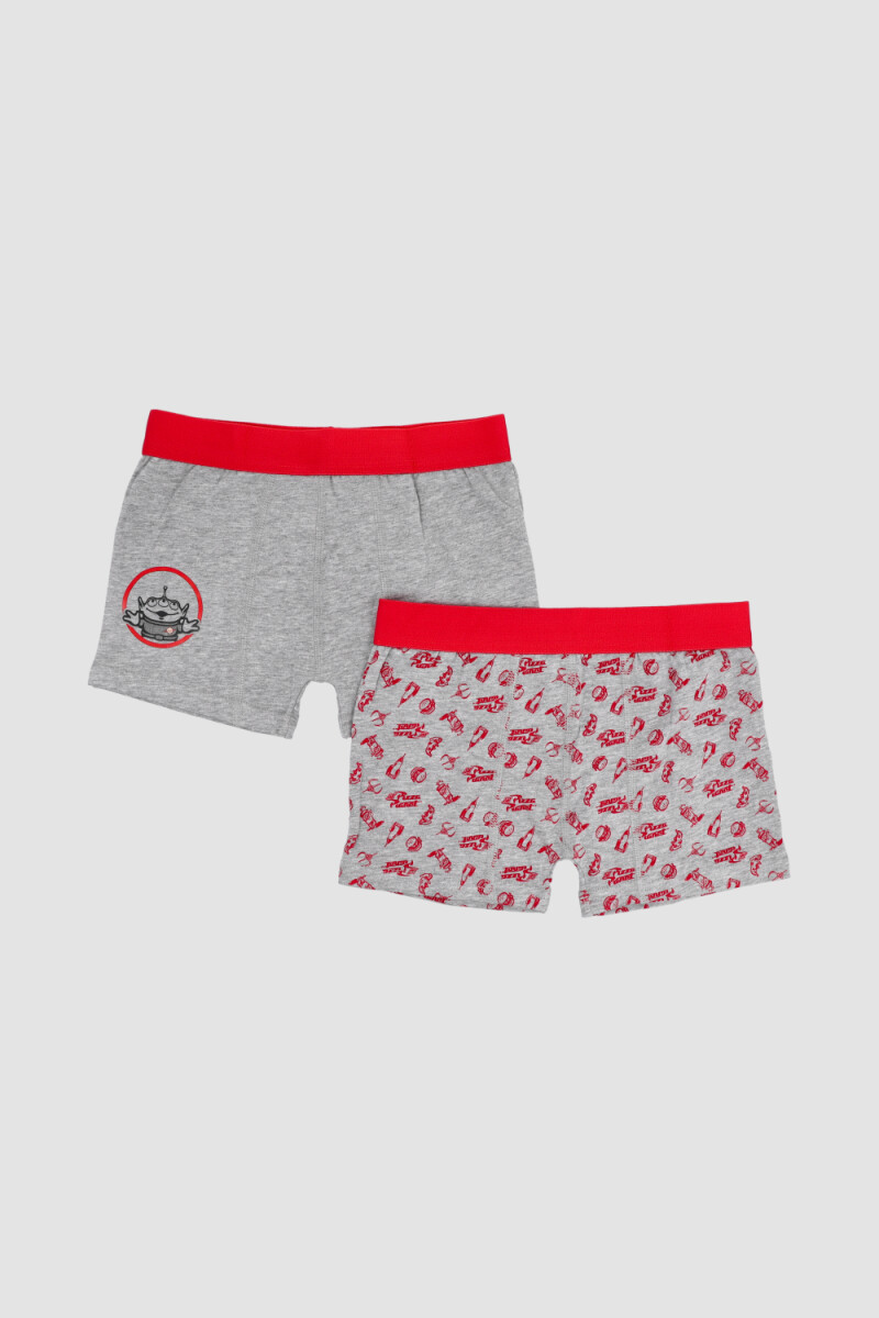 Pack x2 boxer marvel/disney - Rojo 