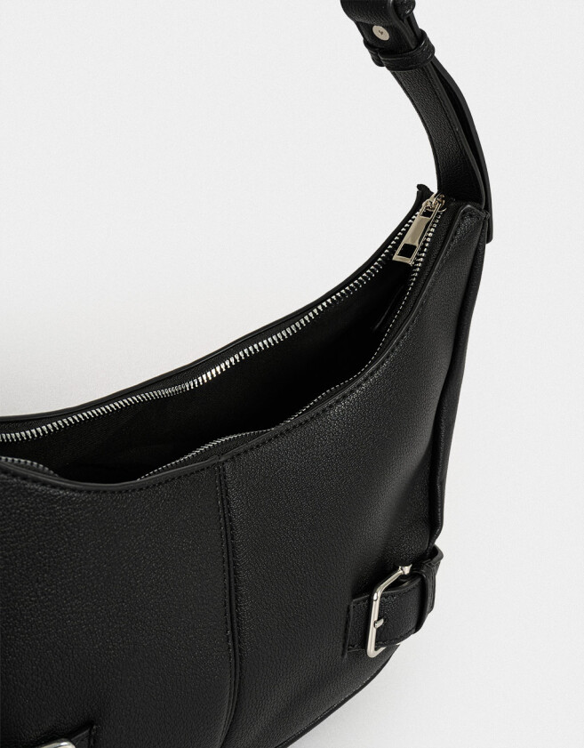 Bandoleras Bandolera Con Hebillas - Negro