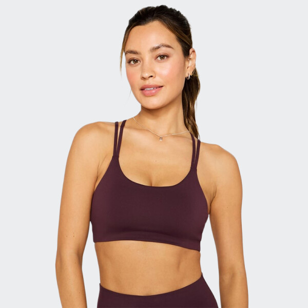 Bra Fabletics Deportivo Principal Low Impact Marrón