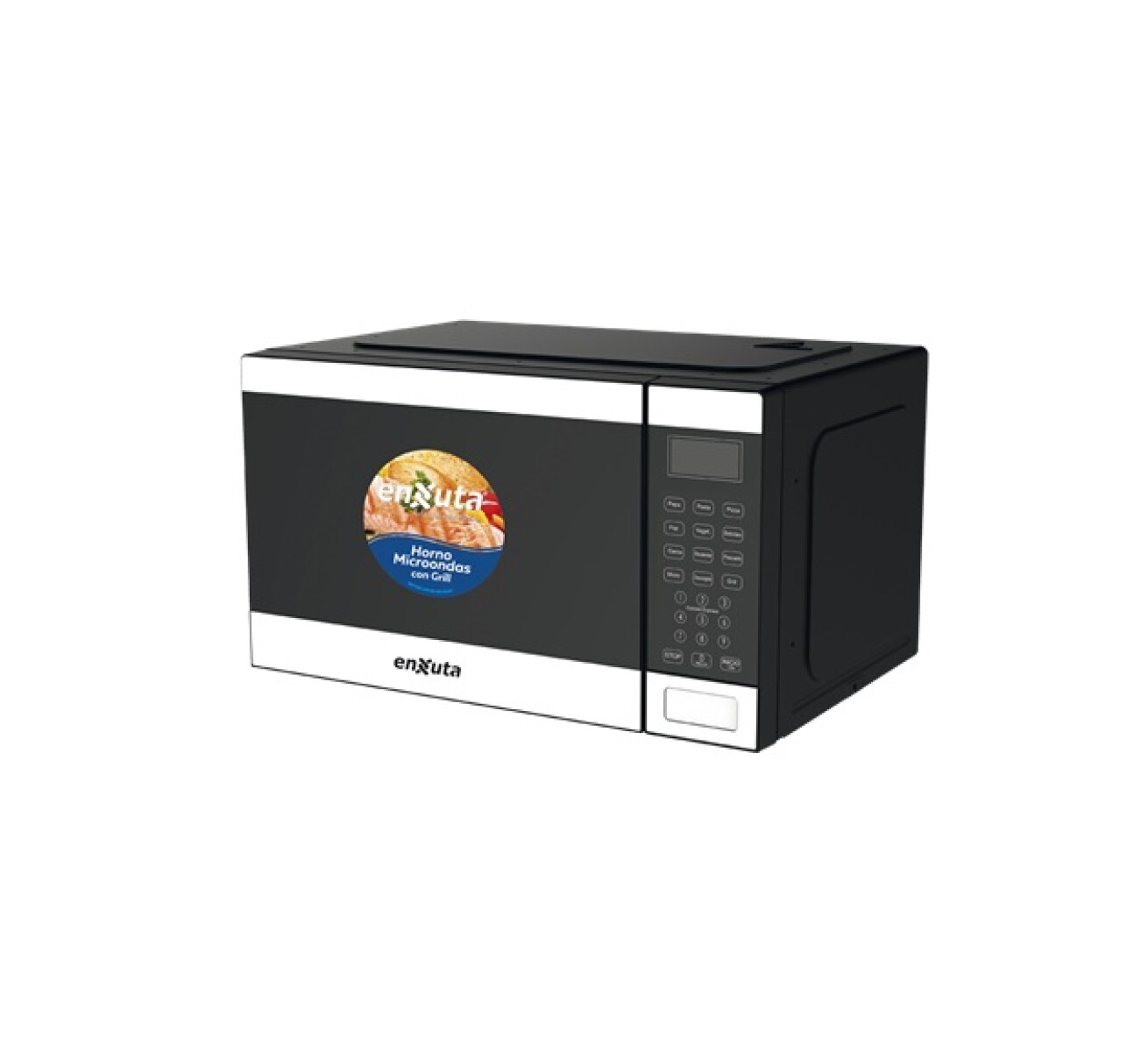 Microondas 25L Enxuta Digital Inox con Grill 