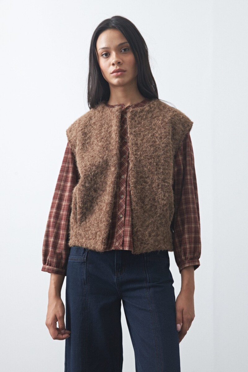 CHALECO MAGLIA Chocolate